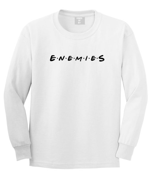 Enemies Friends Parody Long Sleeve T-Shirt - Image 2