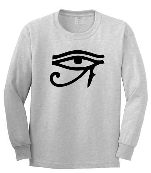 Eye of Horus Egyptian Long Sleeve T-Shirt - Image 2