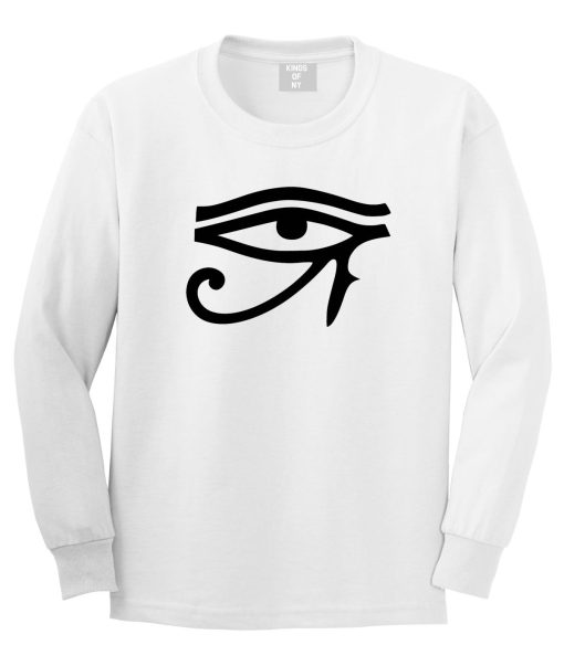 Eye of Horus Egyptian Long Sleeve T-Shirt - Image 3
