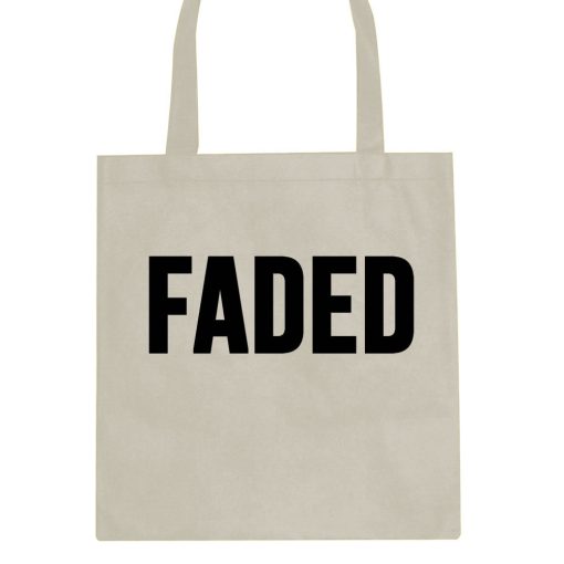 Faded Marijuana Weed Print Tote Bag - Image 3