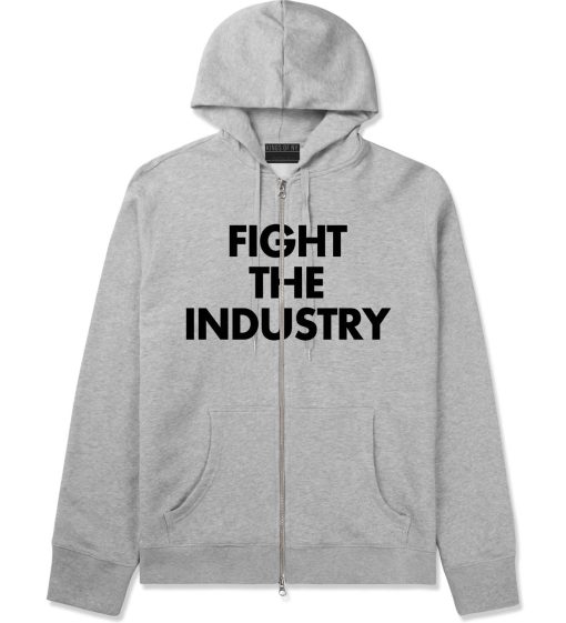 Fight The Industry Power Zip Up Hoodie - Image 2