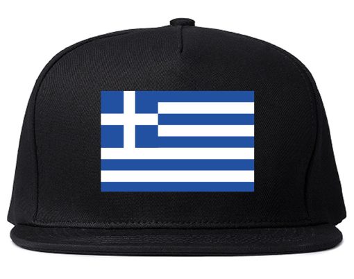 Greece Flag Country Printed Snapback Hat Cap