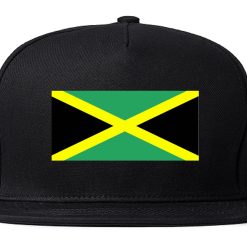 Jamaica Flag Country Printed Snapback Hat Cap