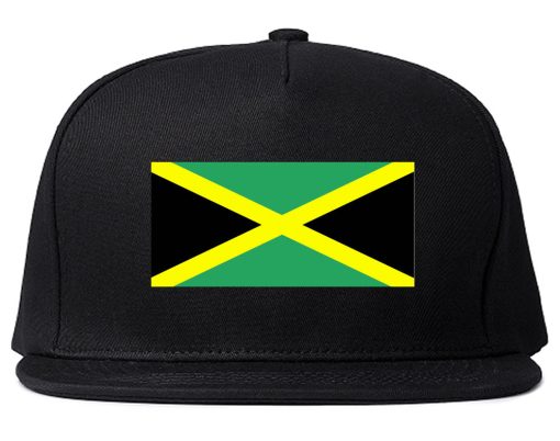 Jamaica Flag Country Printed Snapback Hat Cap