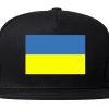 Ukraine Flag Country Printed Snapback Hat Cap
