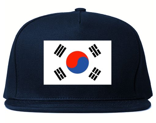 South Korea Flag Country Printed Snapback Hat Cap - Image 2