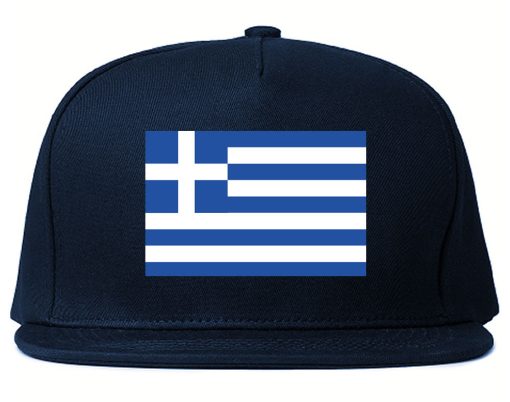 Greece Flag Country Printed Snapback Hat Cap - Image 2