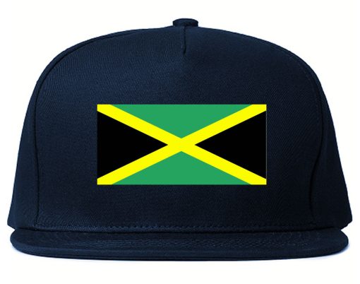 Jamaica Flag Country Printed Snapback Hat Cap - Image 2