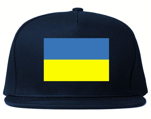 Ukraine Flag Country Printed Snapback Hat Cap - Image 2