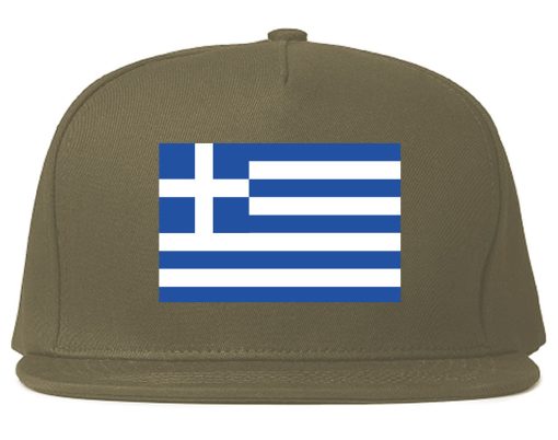 Greece Flag Country Printed Snapback Hat Cap - Image 3