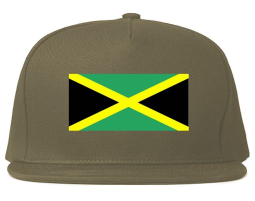 Jamaica Flag Country Printed Snapback Hat Cap - Image 3