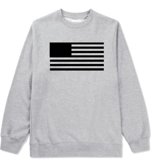 American Flag United States Goth Crewneck Sweatshirt - Image 2