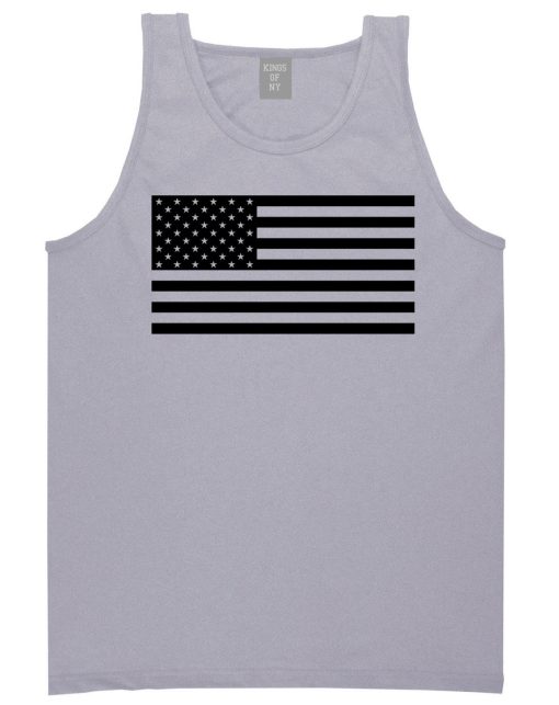 American Flag United States Goth Tank Top - Image 2
