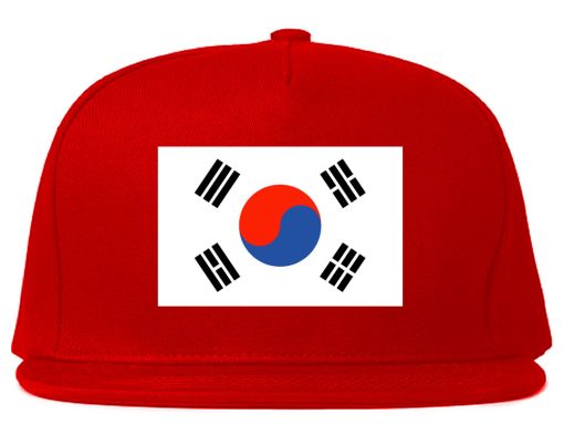 South Korea Flag Country Printed Snapback Hat Cap - Image 4