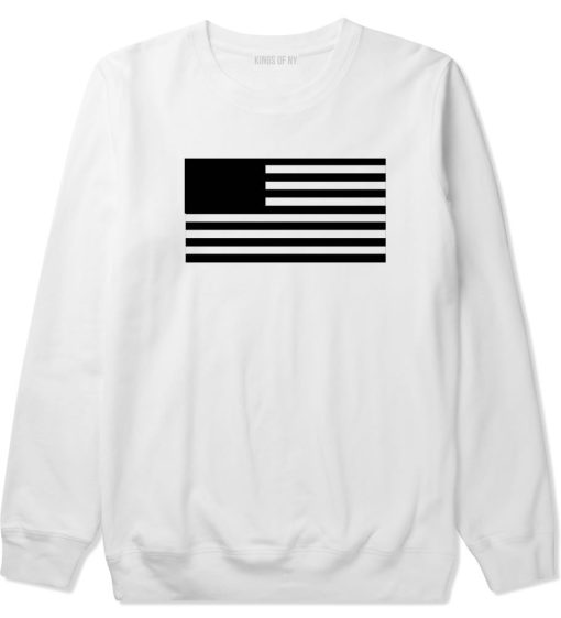 American Flag United States Goth Crewneck Sweatshirt - Image 3