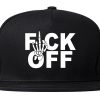 FCK OFF Skeleton Hand Snapback Hat