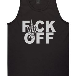 FCK OFF Skeleton Hand Tank Top