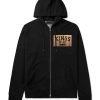 Kings Of NY Hardwood Basketball Logo Zip Up Hoodie Hoody