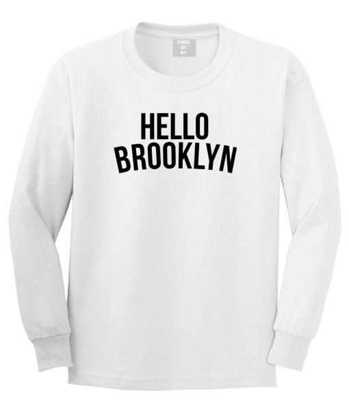 Hello Brooklyn Long Sleeve T-Shirt - Image 2