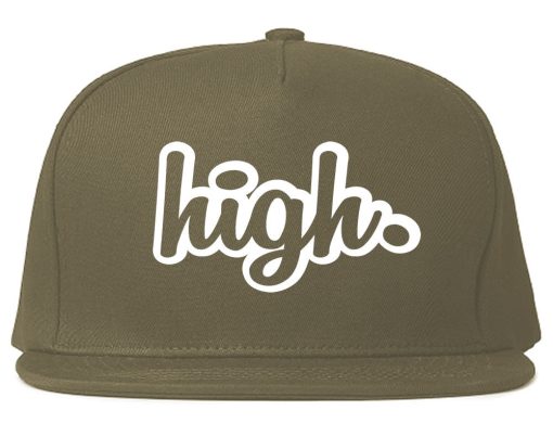 High Outline Weed Snapback Hat - Image 3