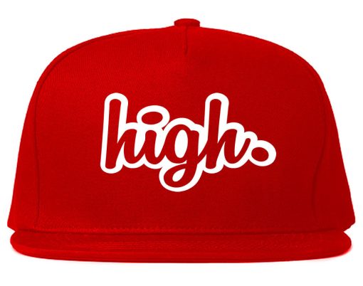 High Outline Weed Snapback Hat - Image 4