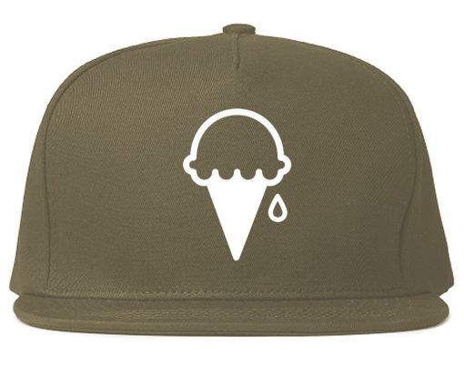 Ice Cream Cone Scoop Snapback Hat Cap - Image 3