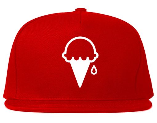 Ice Cream Cone Scoop Snapback Hat Cap - Image 4