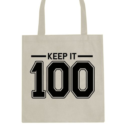 Keep It 100 Tote Bag - Image 3