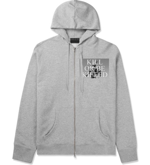 Kill Or Be Killed Zip Up Hoodie Hoody - Image 2