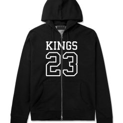 KINGS 23 Jersey Zip Up Hoodie