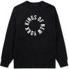 Kings Of New York Circle Emblem Logo Crewneck Sweatshirt