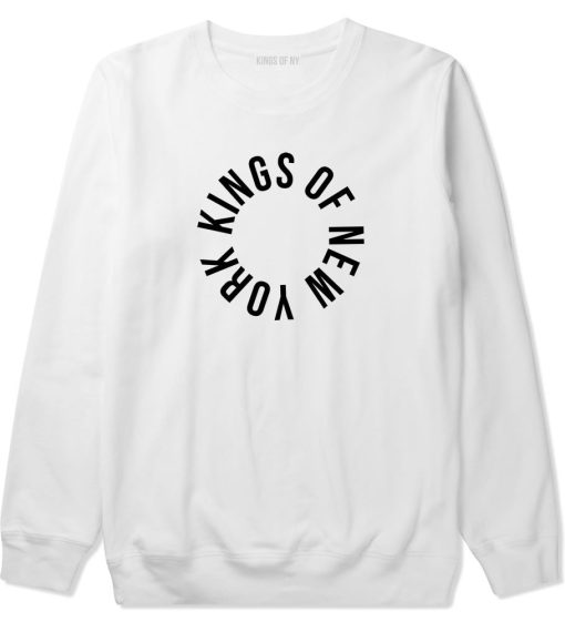 Kings Of New York Circle Emblem Logo Crewneck Sweatshirt - Image 3
