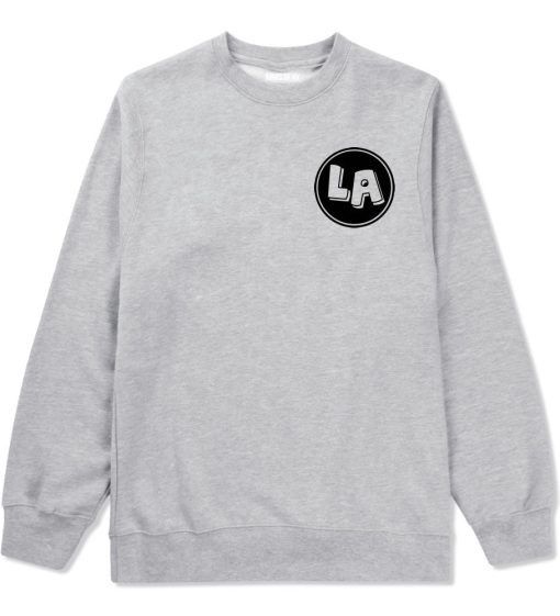 LA Circle Chest Los Angeles Crewneck Sweatshirt - Image 3