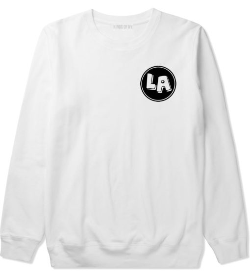 LA Circle Chest Los Angeles Crewneck Sweatshirt - Image 2