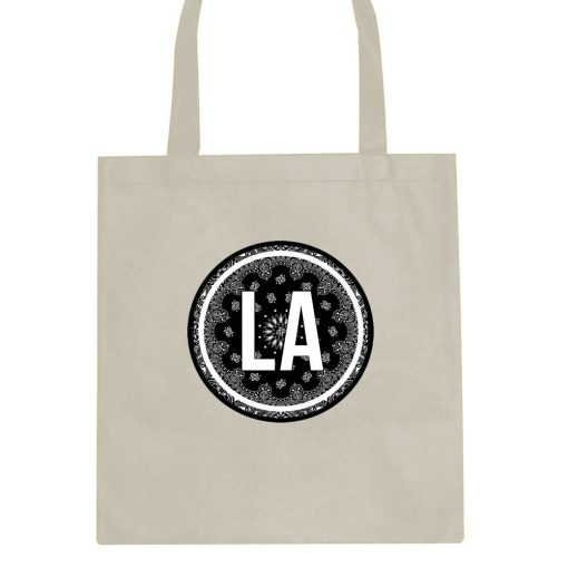 LA Bandana Print Los Angeles Tote Bag - Image 3
