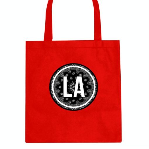 LA Bandana Print Los Angeles Tote Bag - Image 4
