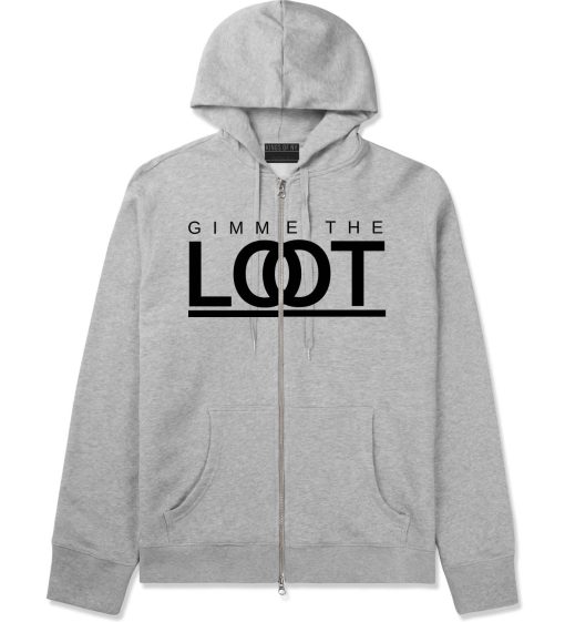 Gimme The Loot Zip Up Hoodie - Image 2