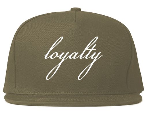 Loyalty Script Snapback Hat - Image 3