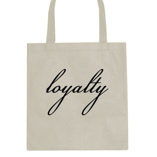 Loyalty Script Tote Bag - Image 3