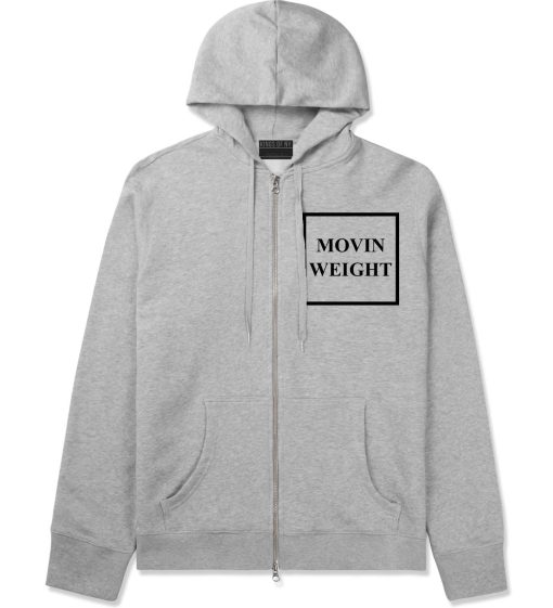 Movin Weight Hustler Zip Up Hoodie Hoody - Image 2