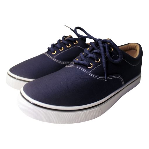 The Classic Canvas Casual Skate Navy Blue Sneakers - Image 3