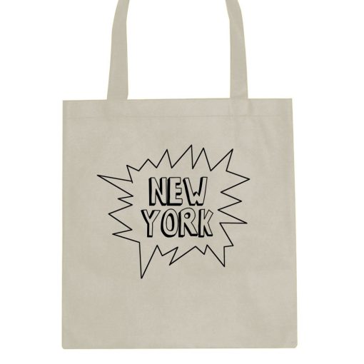 New York Bubble Quote Tote Bag - Image 3