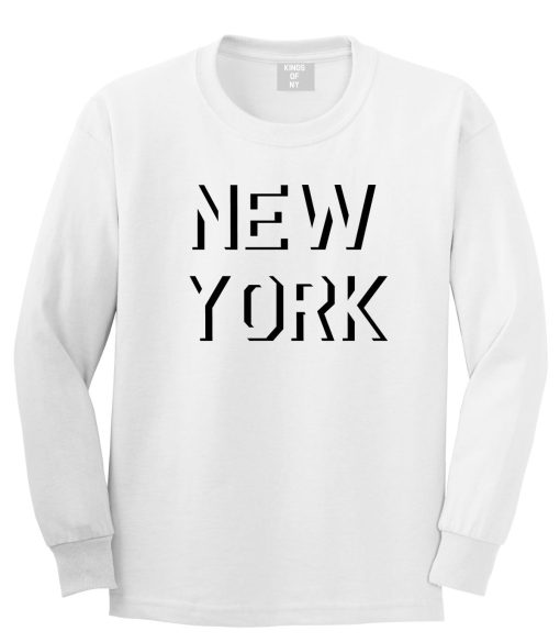 New York Shadow Logo Long Sleeve T-Shirt - Image 3
