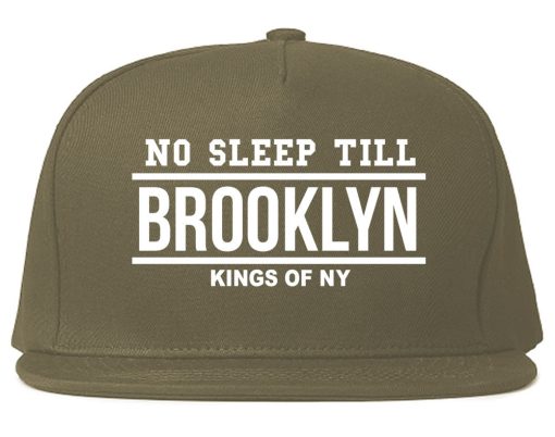 No Sleep Till Brooklyn Snapback Hat Cap - Image 3