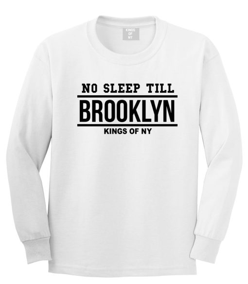 No Sleep Till Brooklyn Long Sleeve T-Shirt - Image 3