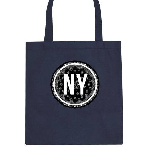 NY Bandana Print New York Tote Bag - Image 2
