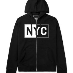 NYC Rectangle New York City Zip Up Hoodie