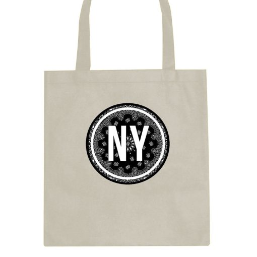 NY Bandana Print New York Tote Bag - Image 3