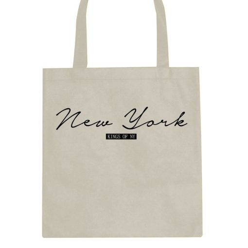 New York Script Typography Tote Bag - Image 3