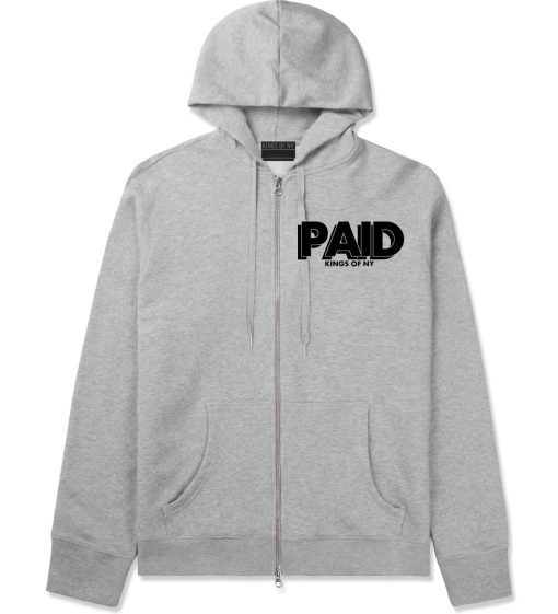 PAID Kings Of NY W15 Zip Up Hoodie - Image 2